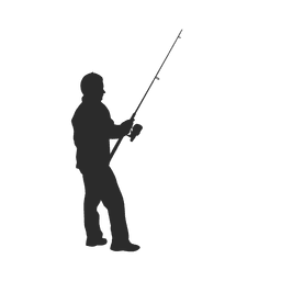 Free Free 176 Man Holding Fishing Pole Svg SVG PNG EPS DXF File