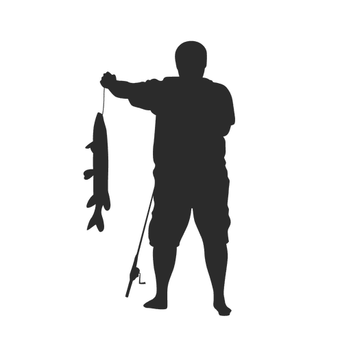 Download Fishing fisherman silhouette - Transparent PNG & SVG ...