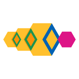 Geometric abstract logo PNG Design