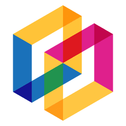 Geometrisches Logo abstrakt PNG-Design