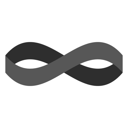 Infinito logotipo infinito Desenho PNG