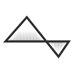 Logotipo geométrico infinito Desenho PNG