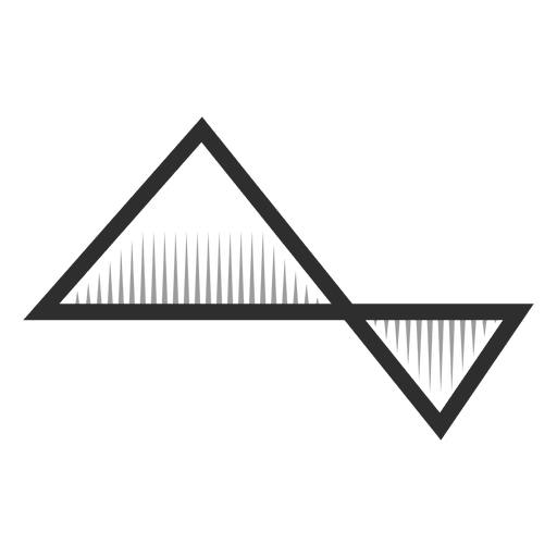 Geometric infinity logo PNG Design