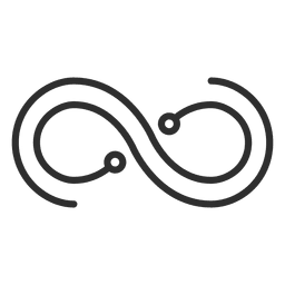 Logotipo Infinito Linear Infinito Desenho PNG