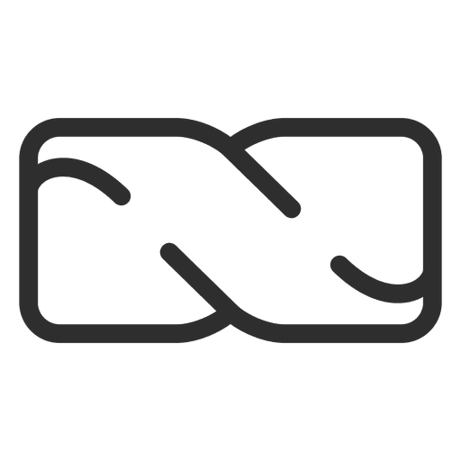 Logotipo infinito abstrato infinito Desenho PNG