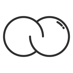 Bolhas infinito logotipo infinito Desenho PNG