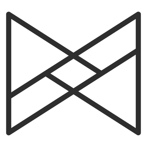 Logotipo do infinito poligonal Desenho PNG