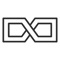 Squared infinity logo infinite Transparent PNG