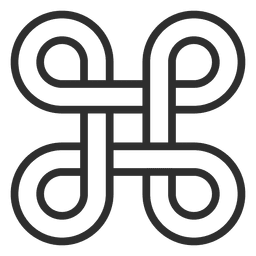 Quatro símbolos do infinito logotipo infinito Transparent PNG