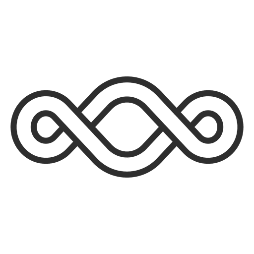 Crazy Infinity Logo unendlich PNG-Design