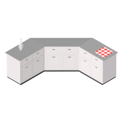 Isometric home kitchen PNG Design