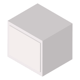 Isometric nightstand box home PNG Design Transparent PNG