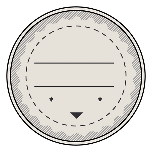 Label badge vintage PNG Design