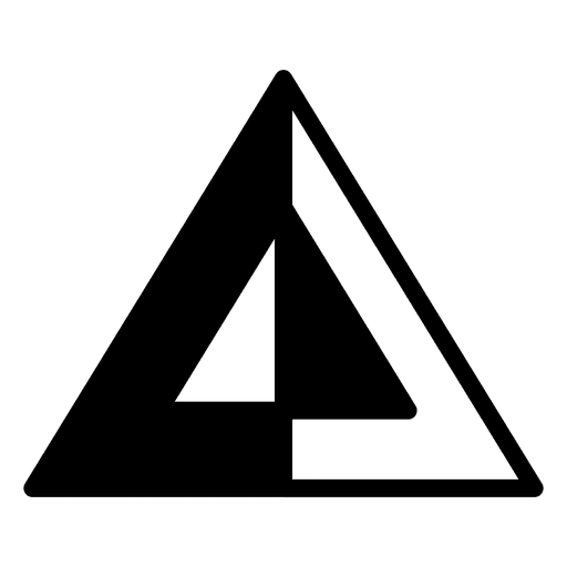 Logo geometrisch polygonal symmetrisch PNG-Design