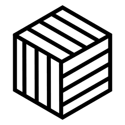 Logotipo 3D poligonal geométrico Transparent PNG