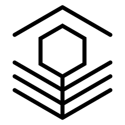 Abstract logo geometric polygonal Transparent PNG