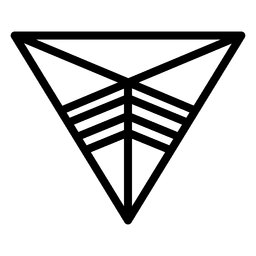 Logo geometric triange polygonal Transparent PNG