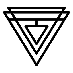 Logotipo de triângulos geométricos abstratos Logotipo de triângulos geométricos abstratos