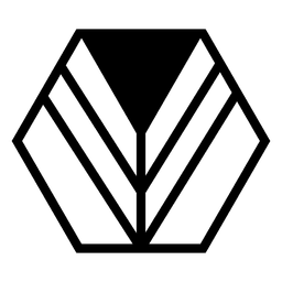 Logotipo de formas poligonales geométricas Diseño PNG
