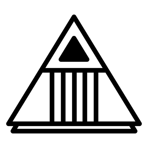 Logo polygonale geometrische PNG-Design