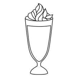 Milkshake Logo - Vector Download