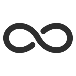 Minimalismo infinity logo infinite Desenho PNG