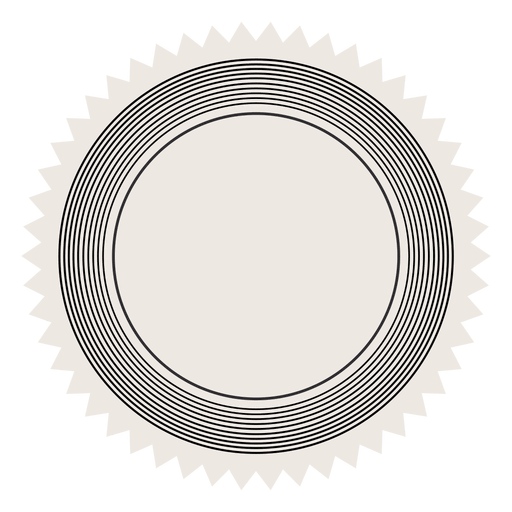 Fita de distintivo de etiqueta minimalista Desenho PNG