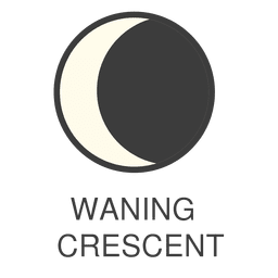 Moon waning Crescent icon