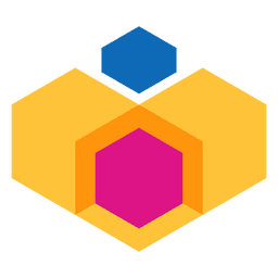 Logotipo abstracto geométrico poligonal Diseño PNG