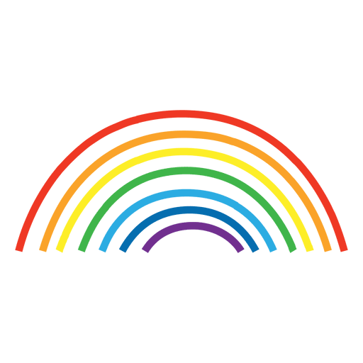 Download hand drawn rainbow lines - Transparent PNG & SVG vector file