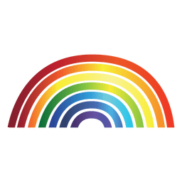Arco iris degradado colorido Diseño PNG