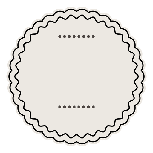 Emblema de rótulo simples Desenho PNG