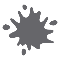 Silhueta de respingos de água Desenho PNG
