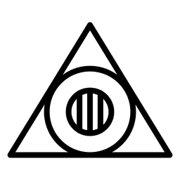 Plantilla de logotipo de triángulo geométrico poligonal