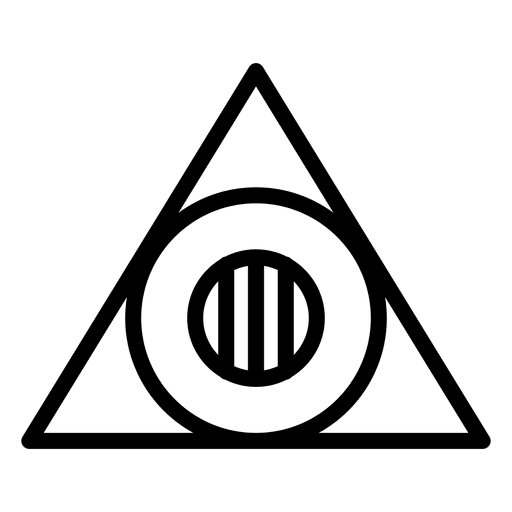 Dreieck Logo Vorlage geometrische polygonale PNG-Design