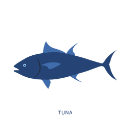 Animal pescador de atum Desenho PNG