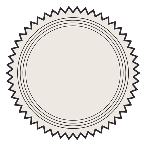 Vintage label badge stroke PNG Design