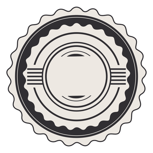 Cinta de insignia de etiqueta vintage compleja Diseño PNG