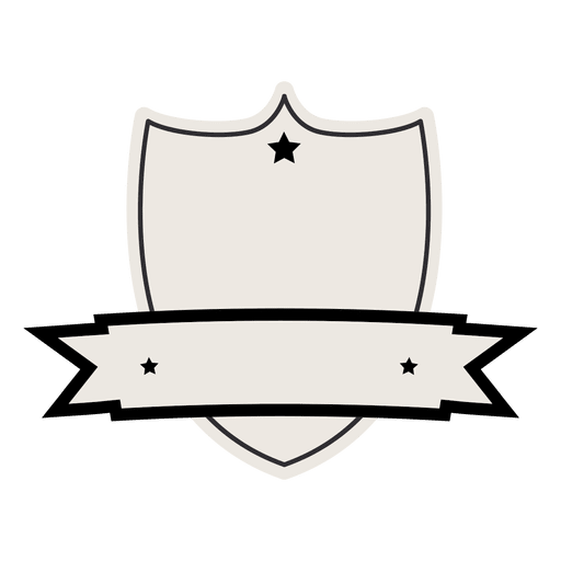 Emblema vintage con cinta de etiqueta