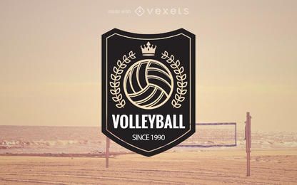Volleyball logo label maker Volleyball logo label maker