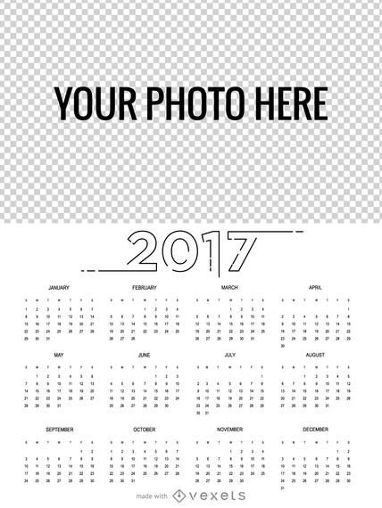 2017 Calendar maker en muchos idiomas 2017 Calendar maker en muchos idiomas