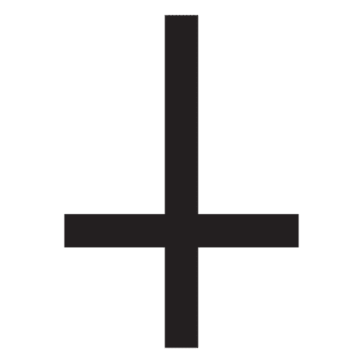 Antichrist Kreuzzeichen PNG-Design