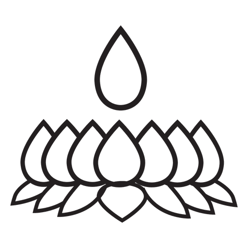 Ayyavazhi lotus carrying name PNG Design