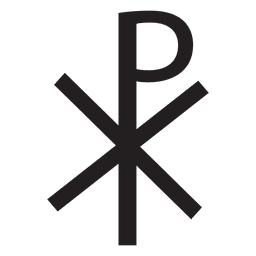 Christentum Chi Rho PNG-Design