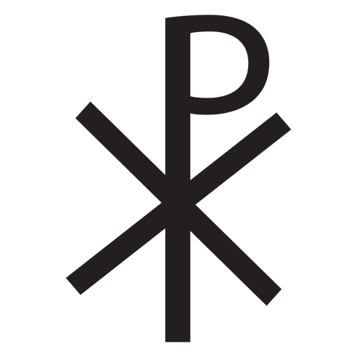 Christianity chi rho PNG Design