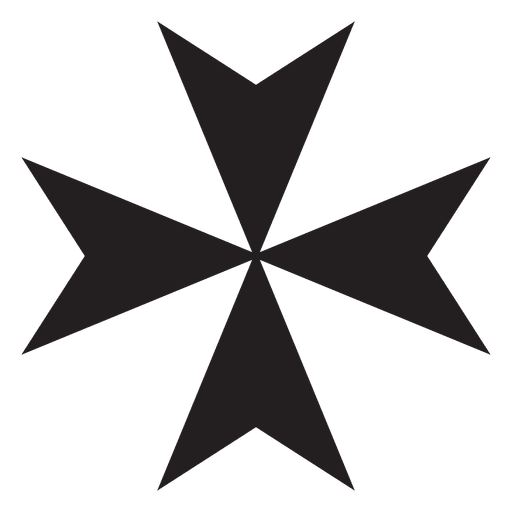 Maltesische Kreuzreligion PNG-Design