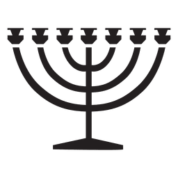 Menorah religión símbolos judío Transparent PNG