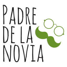 Frase de boda del padre de la novia Diseño PNG