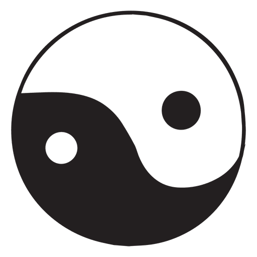 Símbolos de la religión del taoísmo Diseño PNG