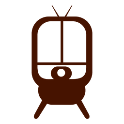 Icono de transporte de teleférico Diseño PNG